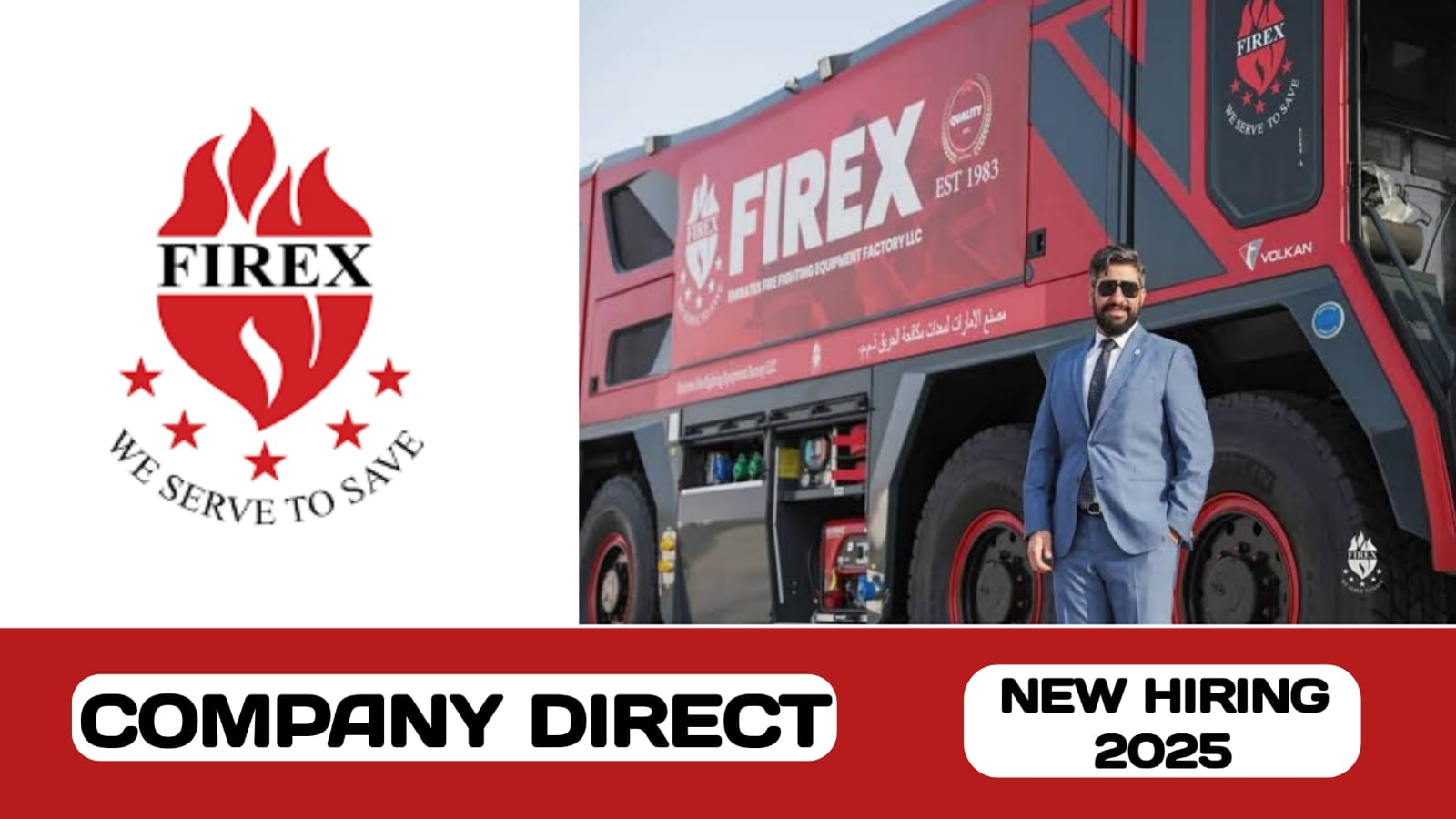 Emirates fire fighting equipment factory LLC (FIREX) have new vacancies in UAE | new job hiring in UAE - 2025