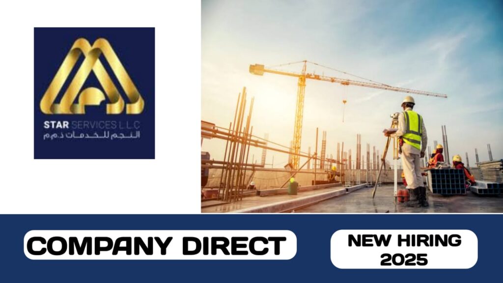Star Services L. L.C have some new vacancies in UAE | new job hiring in UAE - 2025