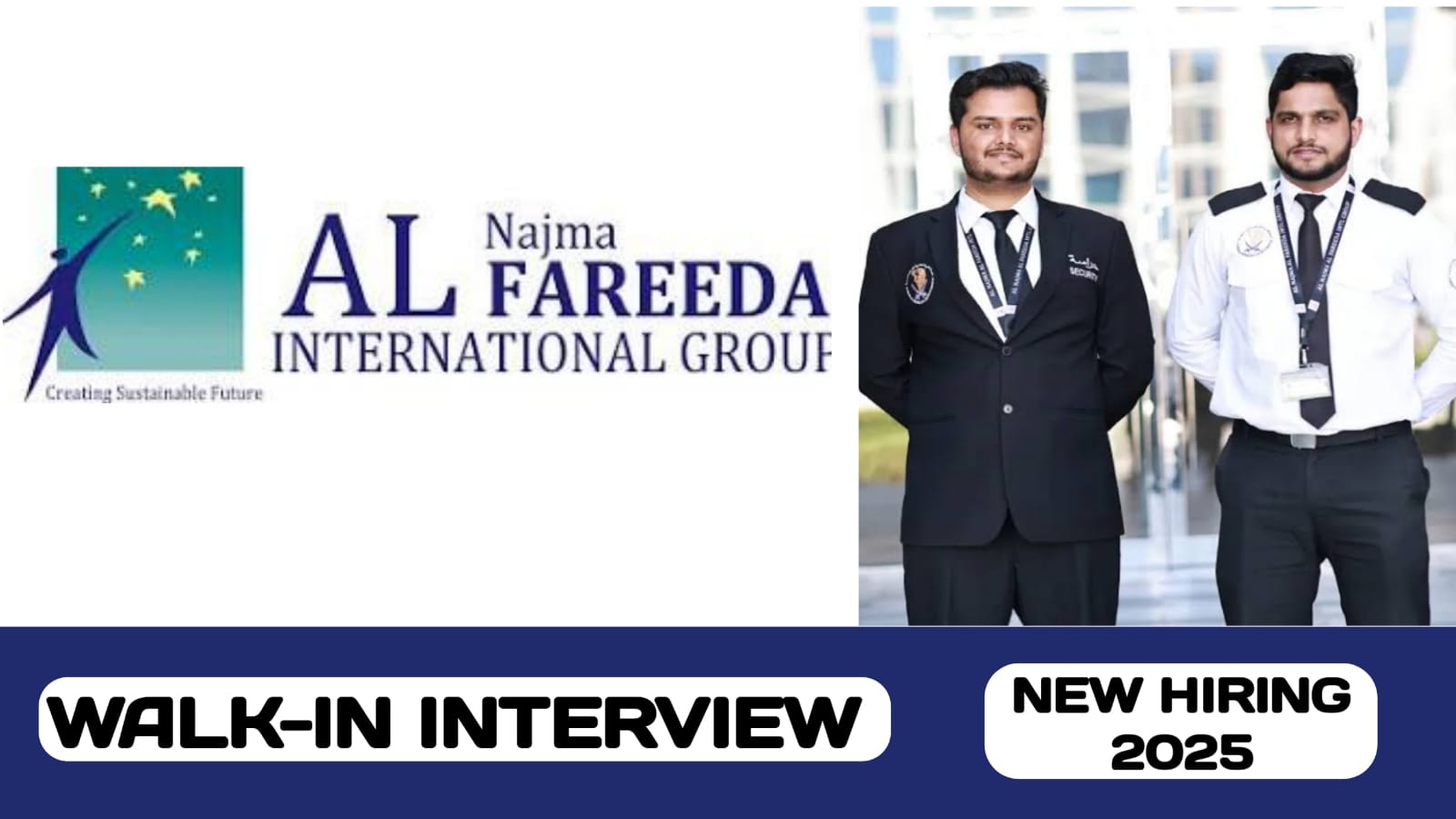 Al Najma Al Fareeda Group have walk-in interview in UAE | new job hiring in UAE - 2025