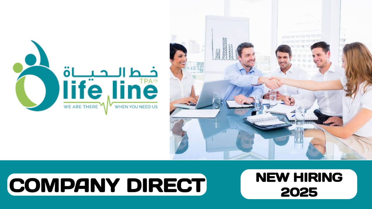 Life line TPA (Khat Al Haya Management of Health Insurance Claims LLC) have new vacancy in UAE | new job hiring in UAE - 2025