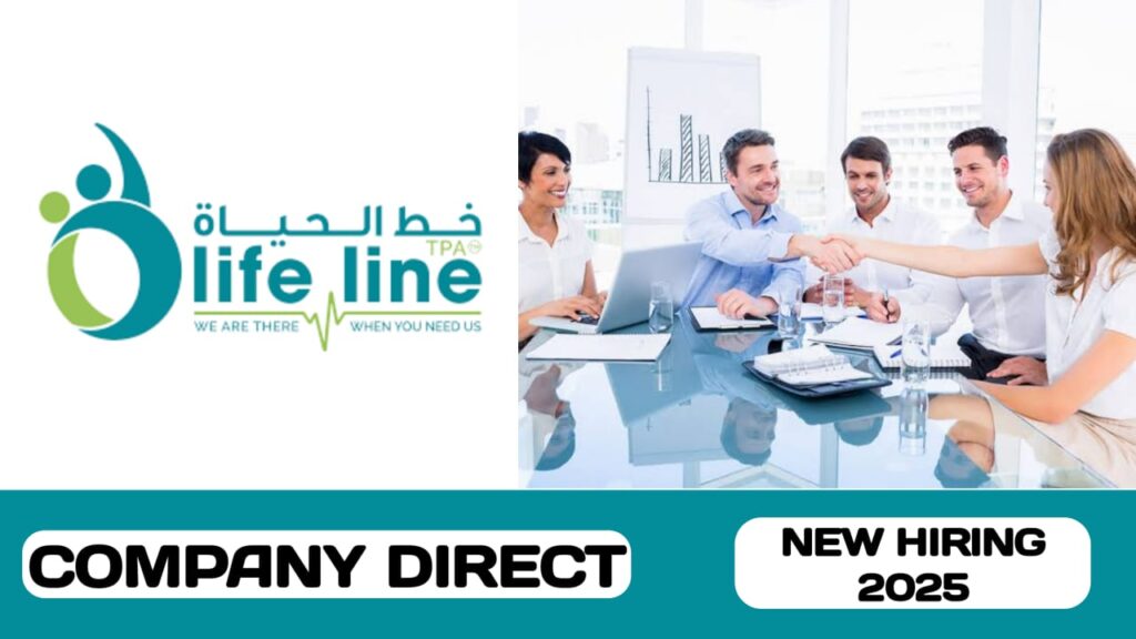 Life line TPA (Khat Al Haya Management of Health Insurance Claims LLC) have new vacancy in UAE | new job hiring in UAE - 2025