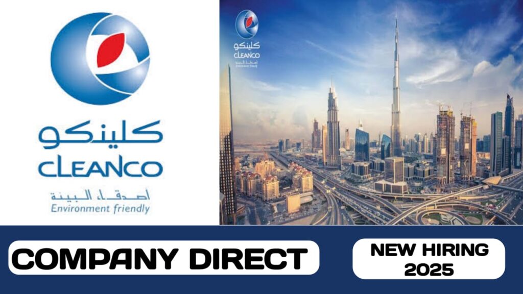 Cleanco facility management service have new vacancy in UAE | new job hiring in UAE - 2024