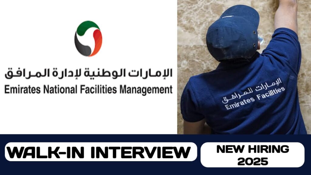 Emirates National Facilities Management is conducting walk-in interview in UAE | New job hiring in UAE - 2025