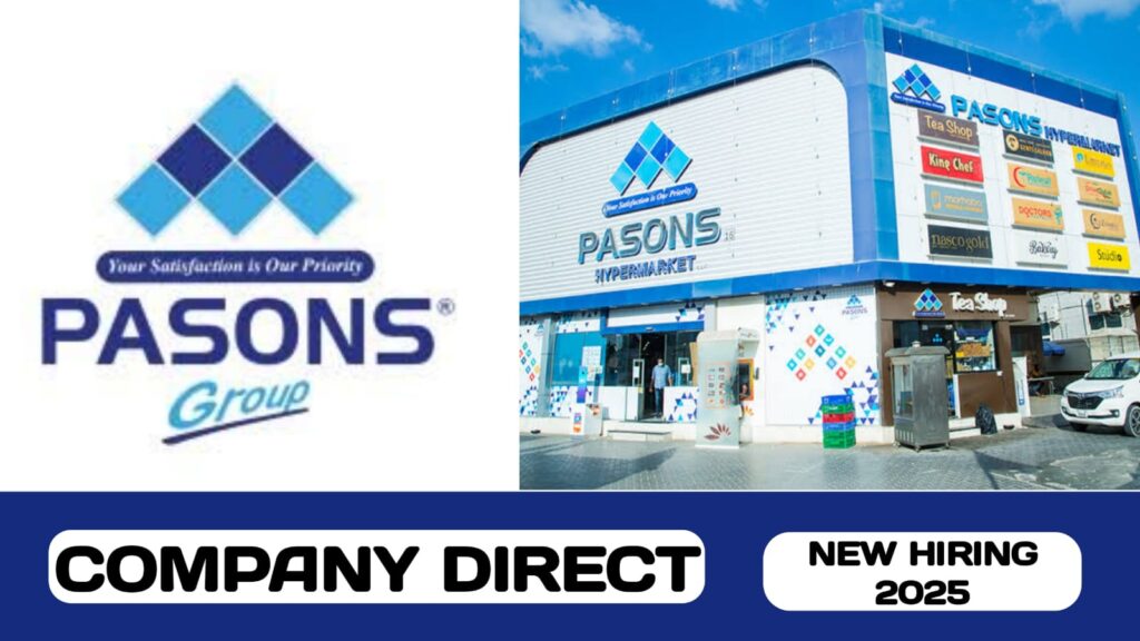 Pasons Group of Companies have new vacancies in UAE | new job vacancies in UAE - 2025