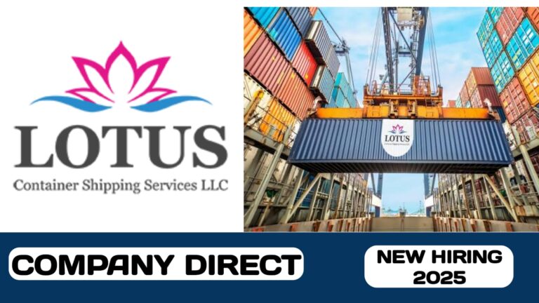 Lotus Container Shipping Services L. L. C have new vacancy in KSA | new job hiring in KSA - 2025