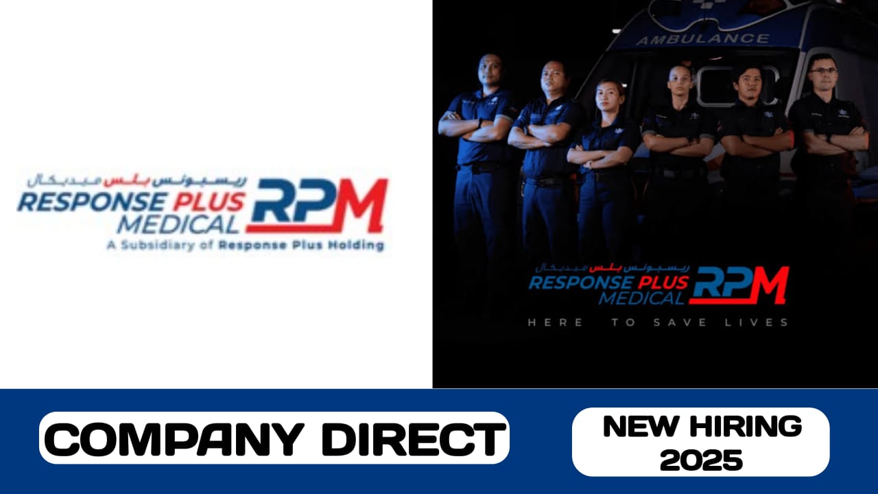 Response Plus Medical Service (RPM)have new vacancies in UAE