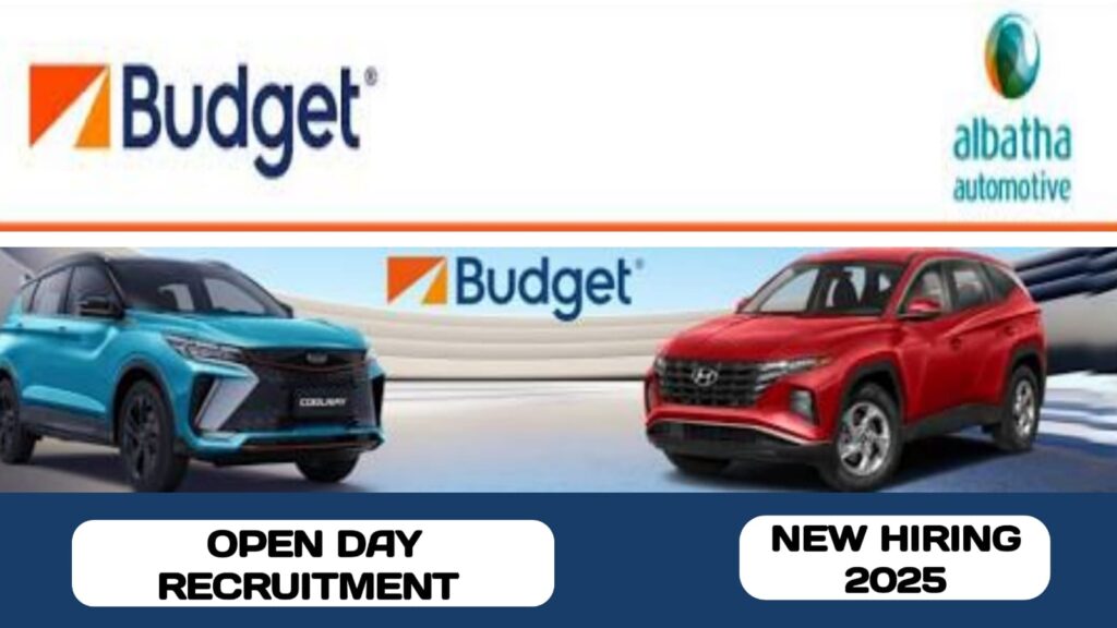 Budget Rent a car is conducting open day recruitment in UAE | New job vacancies in UAE - 2025