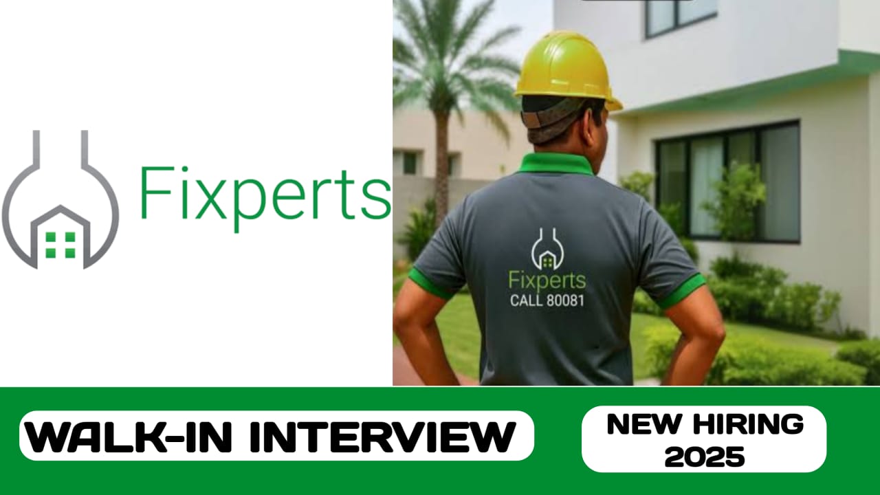 Fixperts Maintenance Service L. L. C is conducting walk-in Interview in UAE | Latest job hiring in UAE - 2025