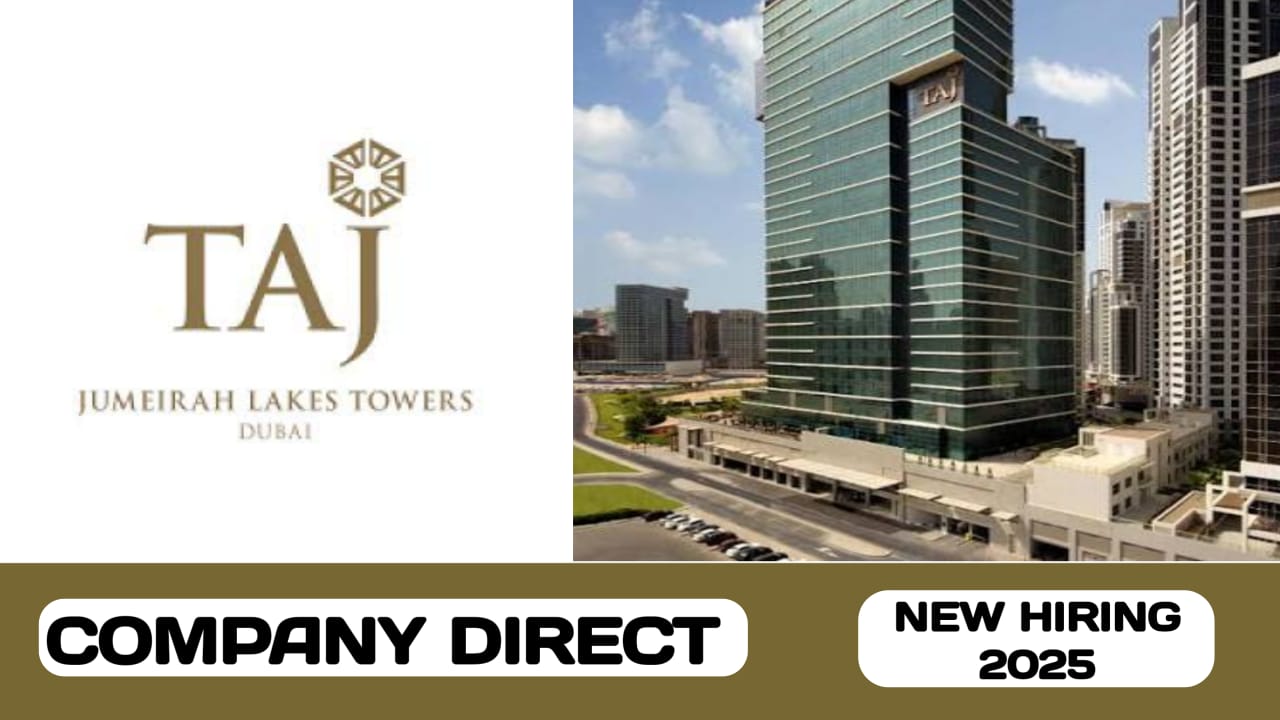 Taj Hotel have some attractive vacancies in UAE | new job hiring in UAE - 2025