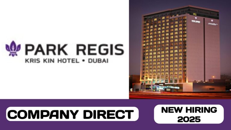Park Regis Kris Kin Hotel Dubai is looking for talented individuals in UAE | new job vacancies in UAE - 2025