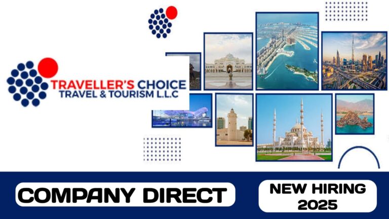 Travelers choice Travel and Tourism L. L.C have new vacancies in UAE | new job hiring in UAE - 2025