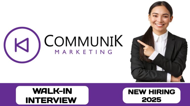 Communik Marketing Management have new walk-in interview in UAE | new job vacancies 2025