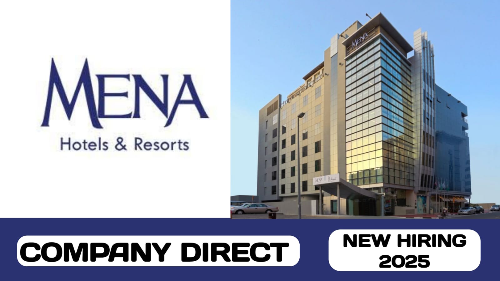 Mena hotel and Resort have new vacancies in UAE | new job vacancies in UAE - 2025