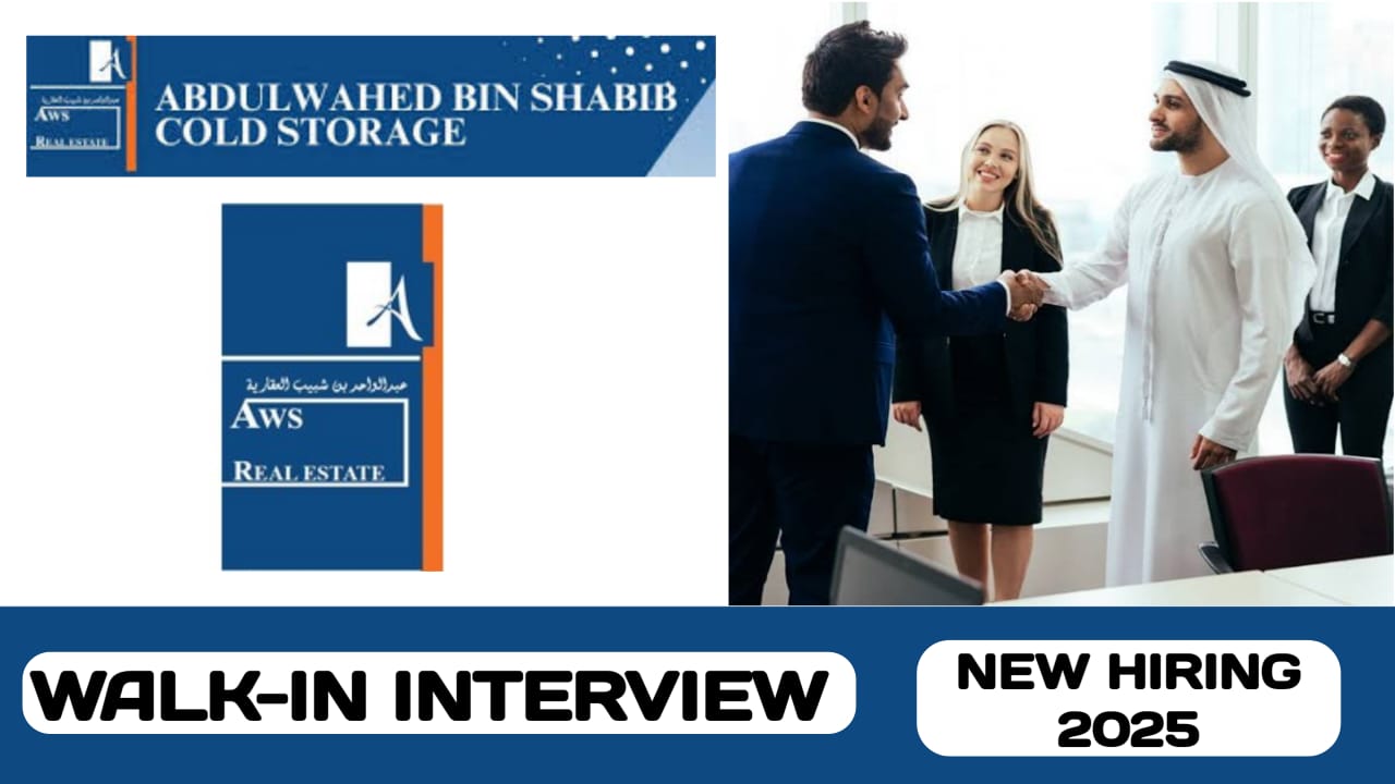 Abdulwahed Bin Shabib Cold Storage L. L.C have new walk-in interview in UAE | new job hiring in UAE - 2025